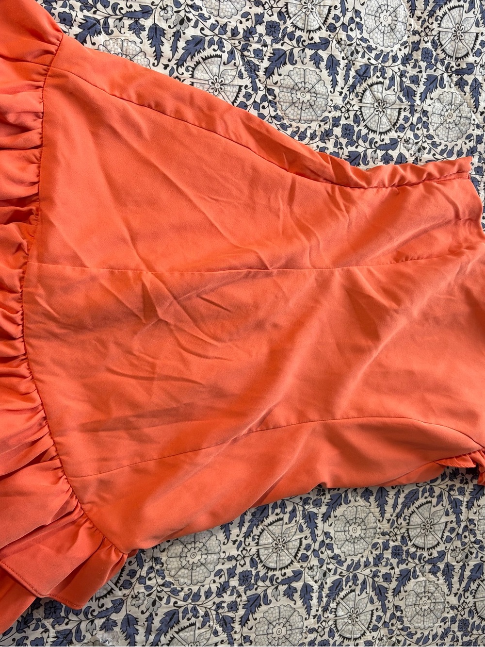 Do Be Large one shoulder orange dress
My daughter wore it once to a party. Comfy